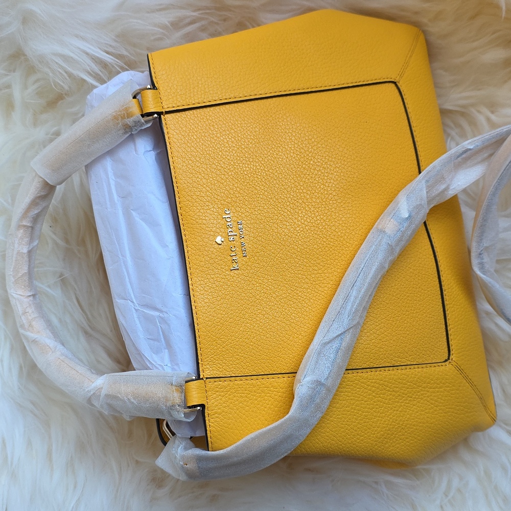 Kate Spade Mustard Yellow Satchel - Picture 4 of 13